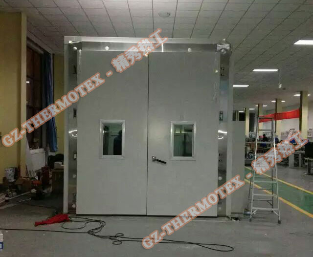 步入式高低温试验箱拍摄现场